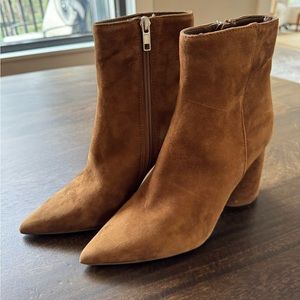 Steve Madden Women’s Vallor Ankle Boot - Chestnut Suede Size 7.5